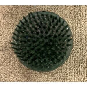 Vintage Heavy Metal Floral Flower Frog Green 2" x 1" New NWT  6 Available